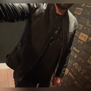 Men's John Varvatos coated linen Jacket